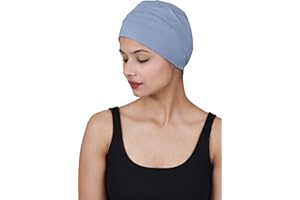 SAKUCHI Chemo Hats Solid Sleep Cap Women's Bamboo Soft Headwear Cancer Cap