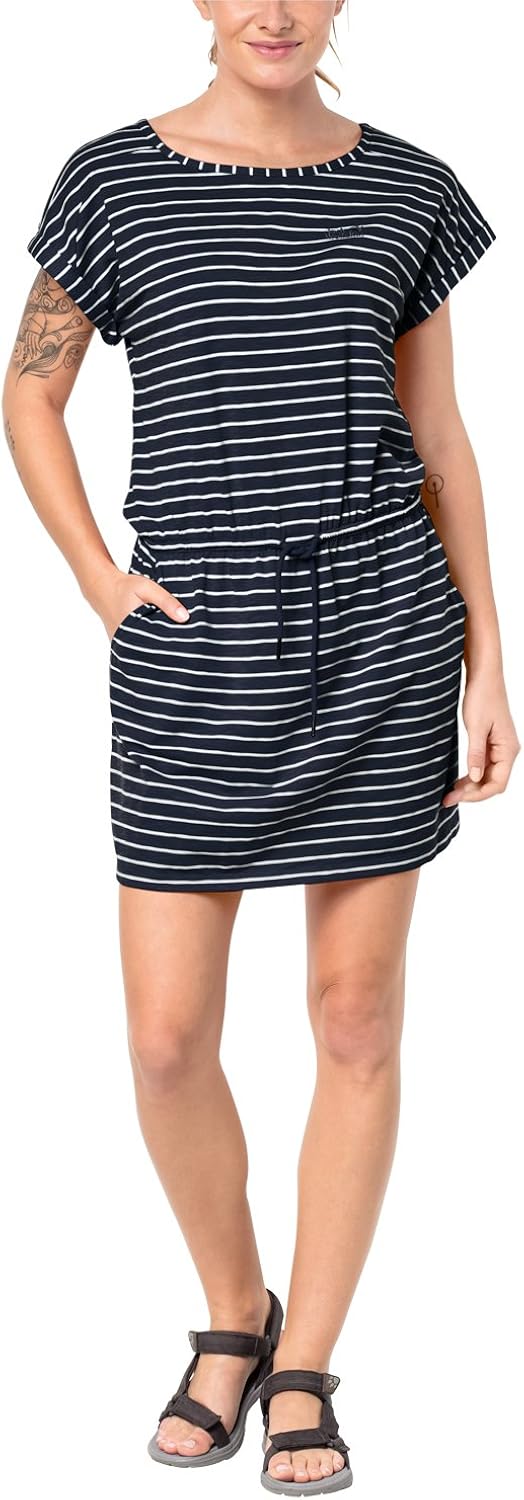 jack wolfskin travel striped dress