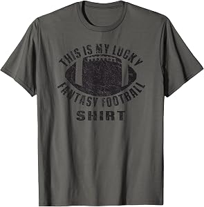 My Lucky Fantasy Football Shirt Vintage Football Season T-Shirt