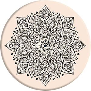 Z&H Premium Expanding Design Phone Socket and Free White Car Phone Holder, Car Grips Mount for All Sockets Grips with 3M Sticky Adhesive Used on Dashboard,Home,Desk, Wall,Furniture Etc (Mehndi)