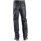 Cinch Men's Silver Label Dark Wash Slim Straight Jeans Dark Stone 36W x 32L