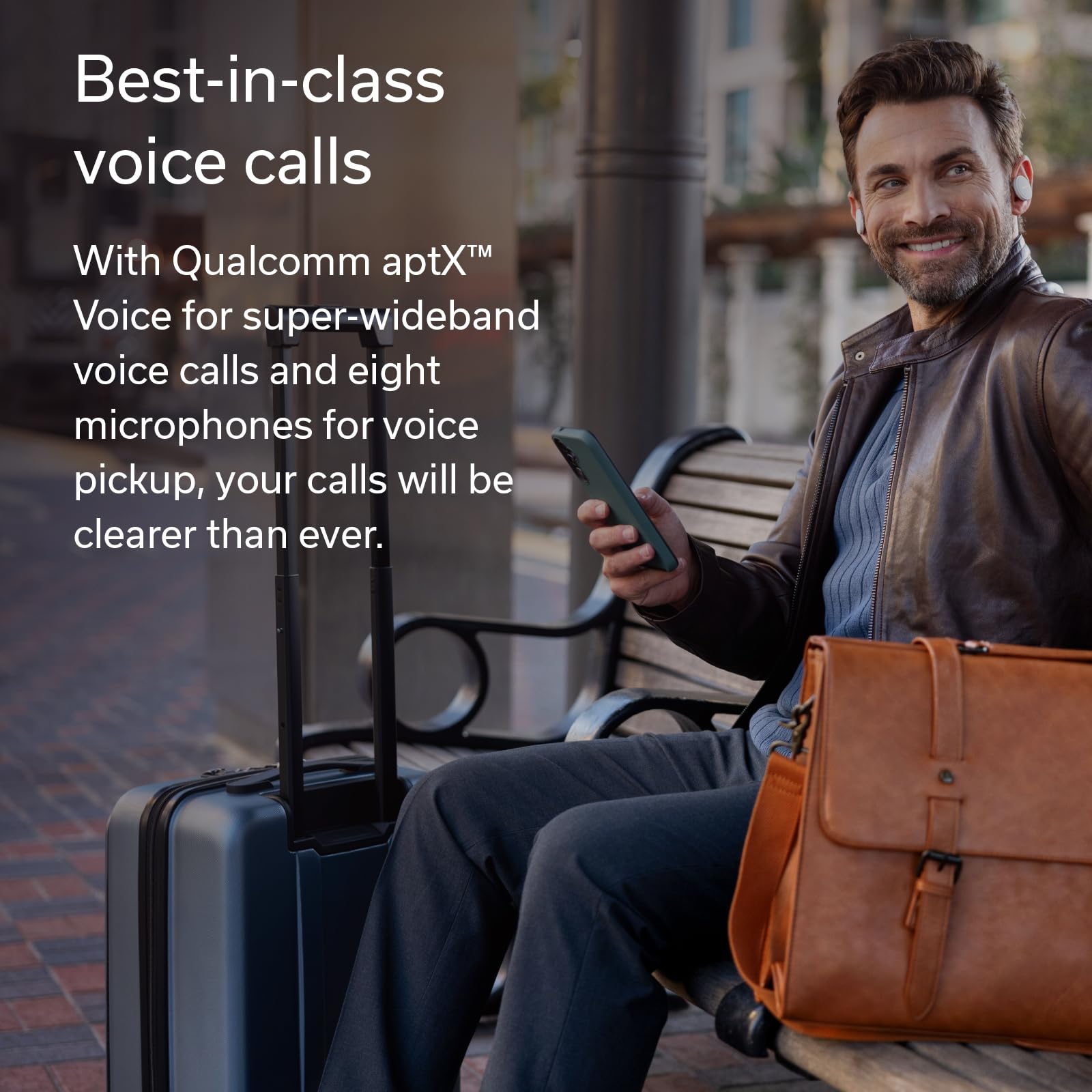 Denon PerL Pro True Wireless Earbuds - Adaptive Active Noise Cancelling, Personalized Sound with Masimo Adaptive Acoustic Technology, Spatial Audio, Long-Lasting Battery, Wireless Charging, Black