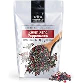 The Spice Lab Rainbow Peppercorns for Grinder Refill, 1 lb Bag | Mixed Whole Peppercorns - Kings Peppercorn Medley - All Natural, OU Kosher, Gluten Free - Resealable Bag