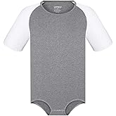 Landofgenie Men Short Sleeve Romper Pajama Bodysuit One Piece Crotch Snap Onesie