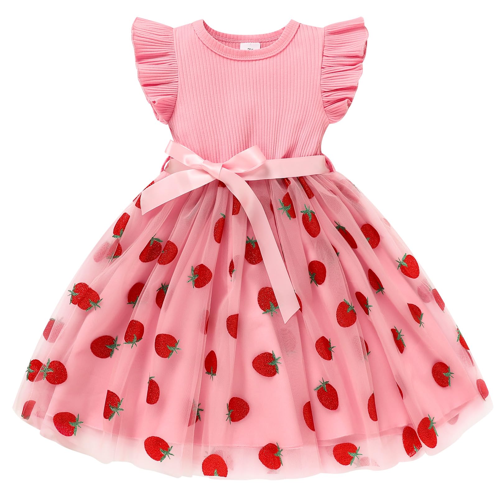 Sinhoon Toddler Girl Tulle Dress Summer Ruffle