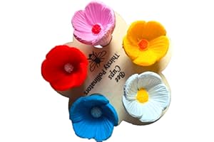 QIUMYANLOD Bee Drinking Cup,Bee Cups for Garden,Bee Waterer Station,Bee Water Catcher Cups for Thirsty Pollinators,Bee Bath,Colorful Resin Flower Shape Bee Insect Cup Garden Sculpture Stakes Decor