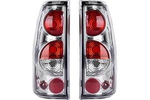 LEVANLIGHT Feux arrière avec Chevrolet Silverado 1500 2500 3500 Classic, 1999–2002 GMC Sierra 1500 2500 3500 sans ampoule, re