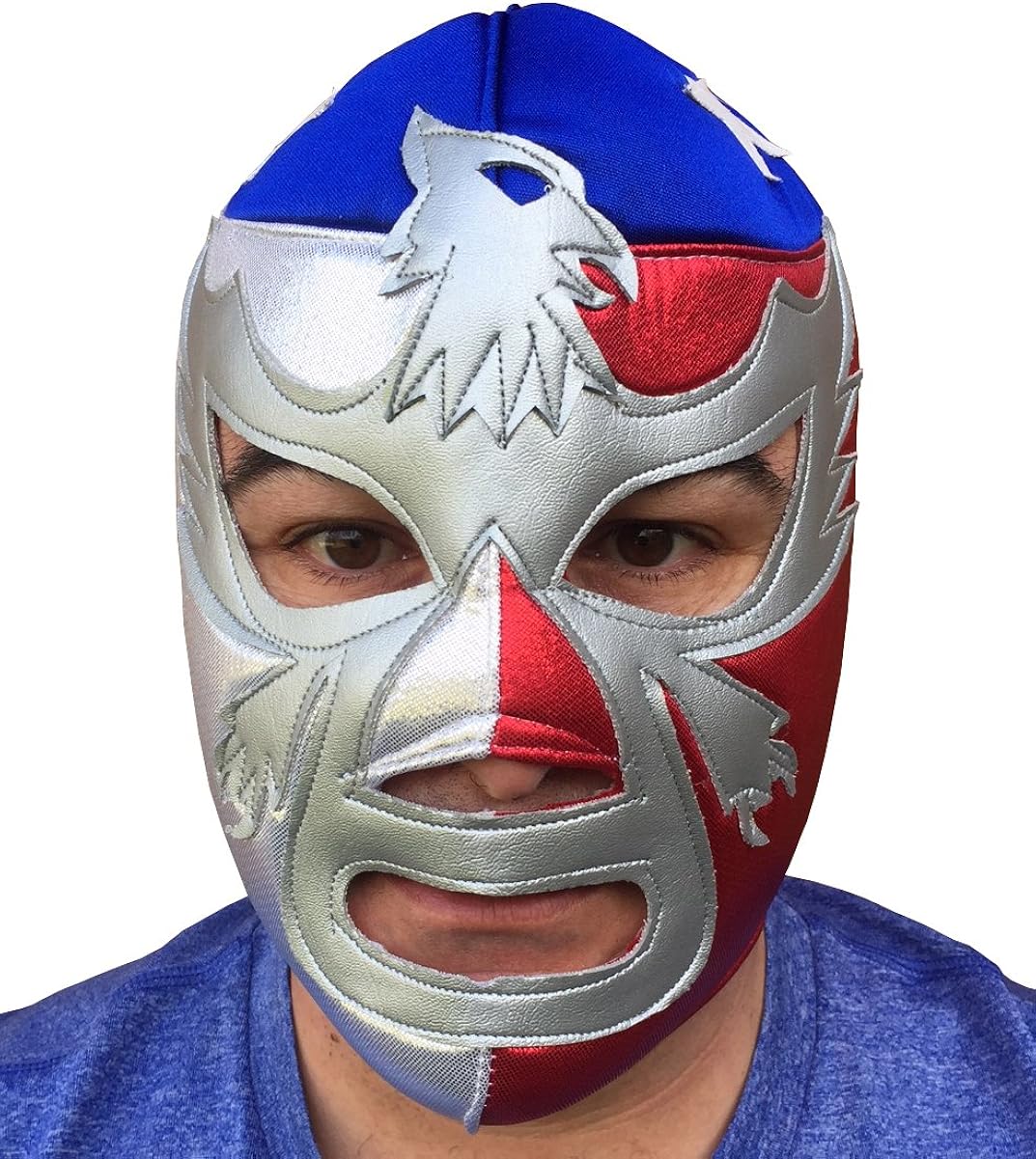 Patriot America Adult Lucha Libre Wrestling Mask (profit
