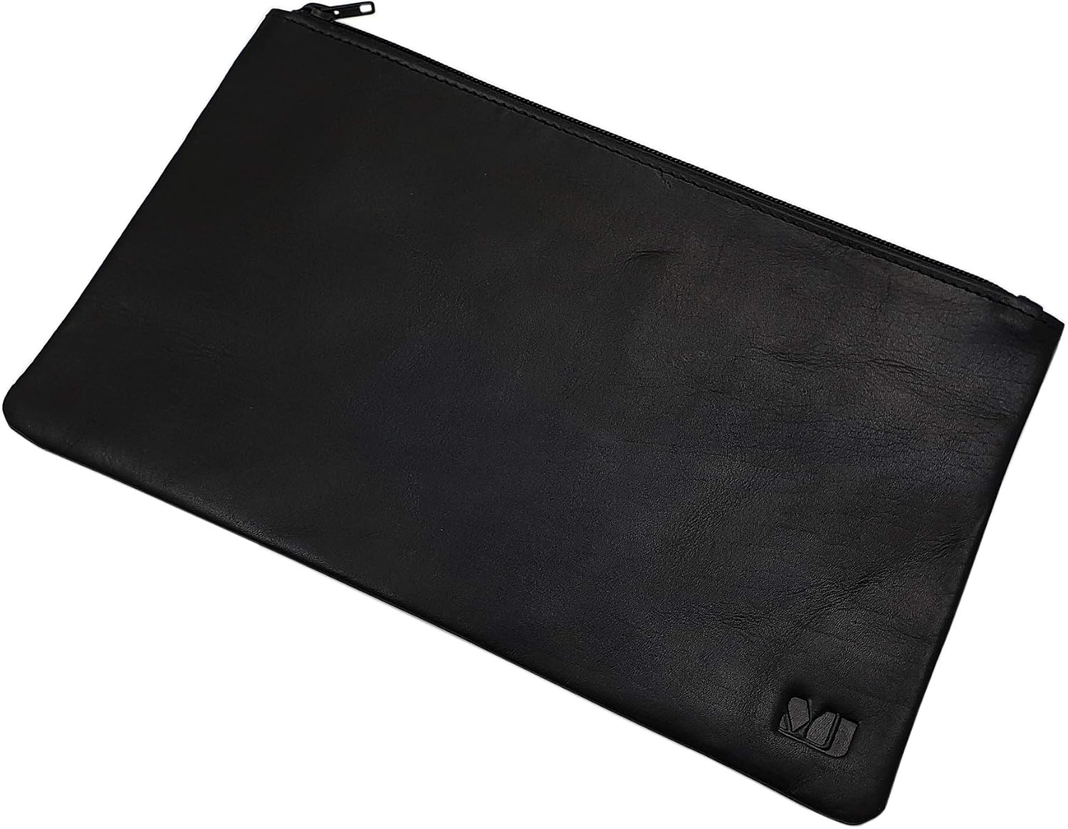 Porte-Cartes De Crédit En Cuir De Veau - Protection RFID/NFC - Noir - MJ-Design-Germany