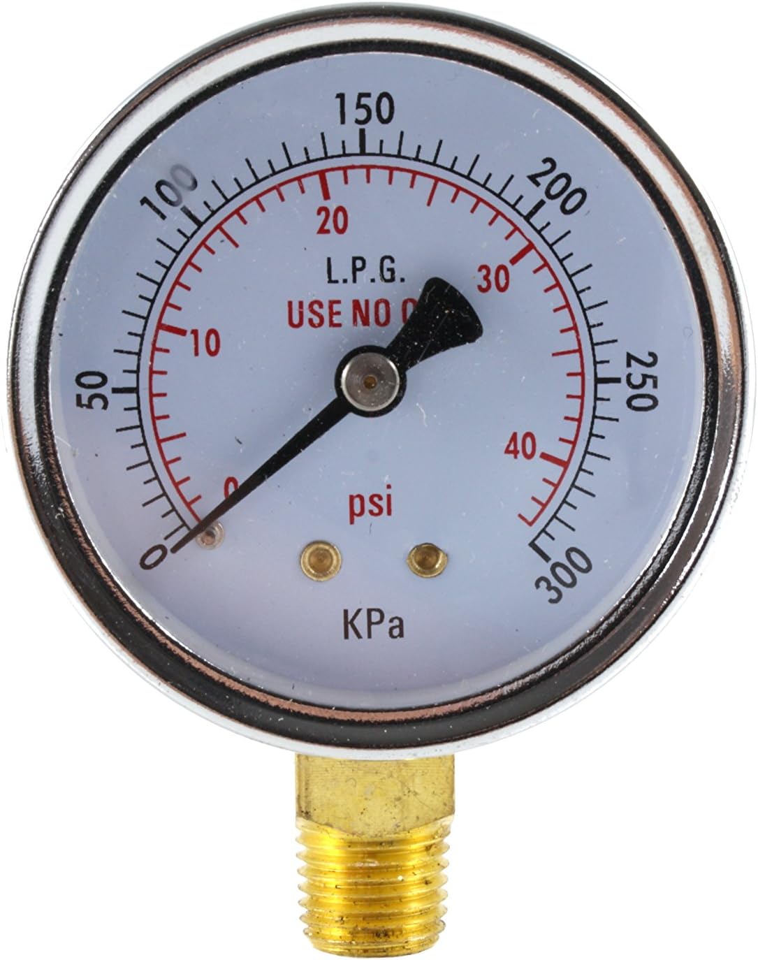 Low Pressure Gauge for Propane Regulator 040 psi 2.5 inches Amazon