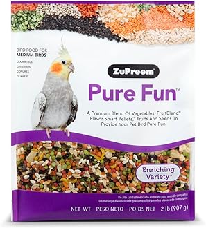 2lb - Medium Birds : Pure Fun Bird Food, Available for Various Sizes