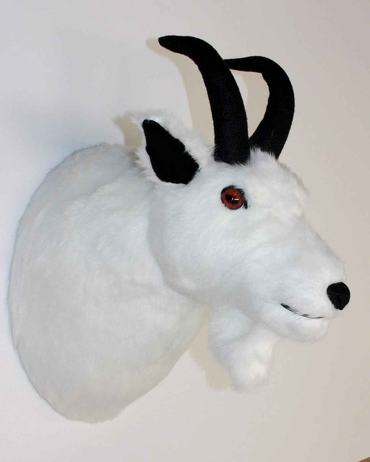 Plush Mountain Goat Head"Vinnie Van Goat" Large Shoulder