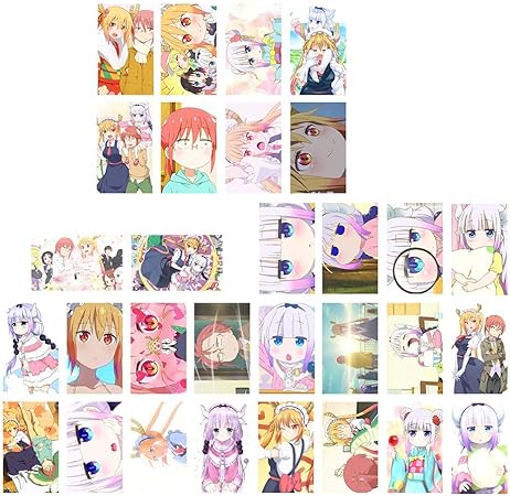 Car Tobby Mia Kobayashi Fille De Dragon Kawaii Carte De