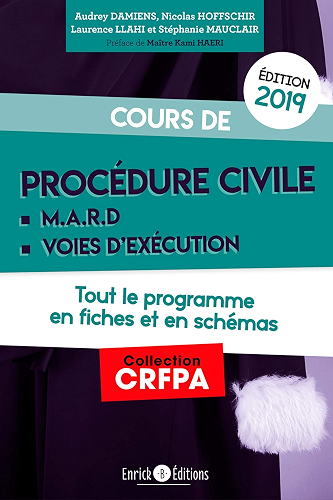 Download Cours de procédure civile (CRFPA) PDF