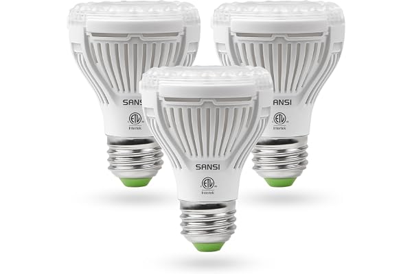 SANSI LED Grow Light Bulb for Seeds and Greens, Full Spectrum 10W Grow Light (150 Watt Equiv) with Optical Lens for Indoor Pl