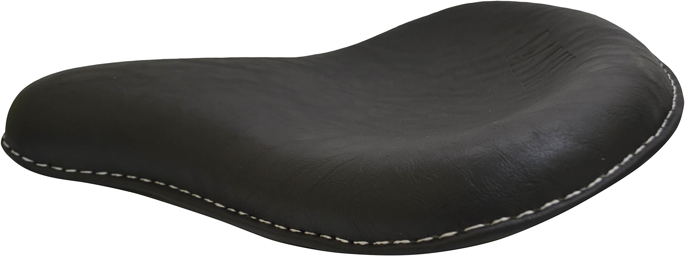 Damn Harley Styled Leatherette Slim Front Seat for Royal Enfield Bullet (Black)
