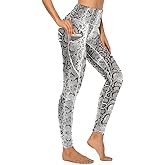 Cerburny High Waisted Exercise Yoga Pants with Pockets Workout Leggings for Women Running Pants