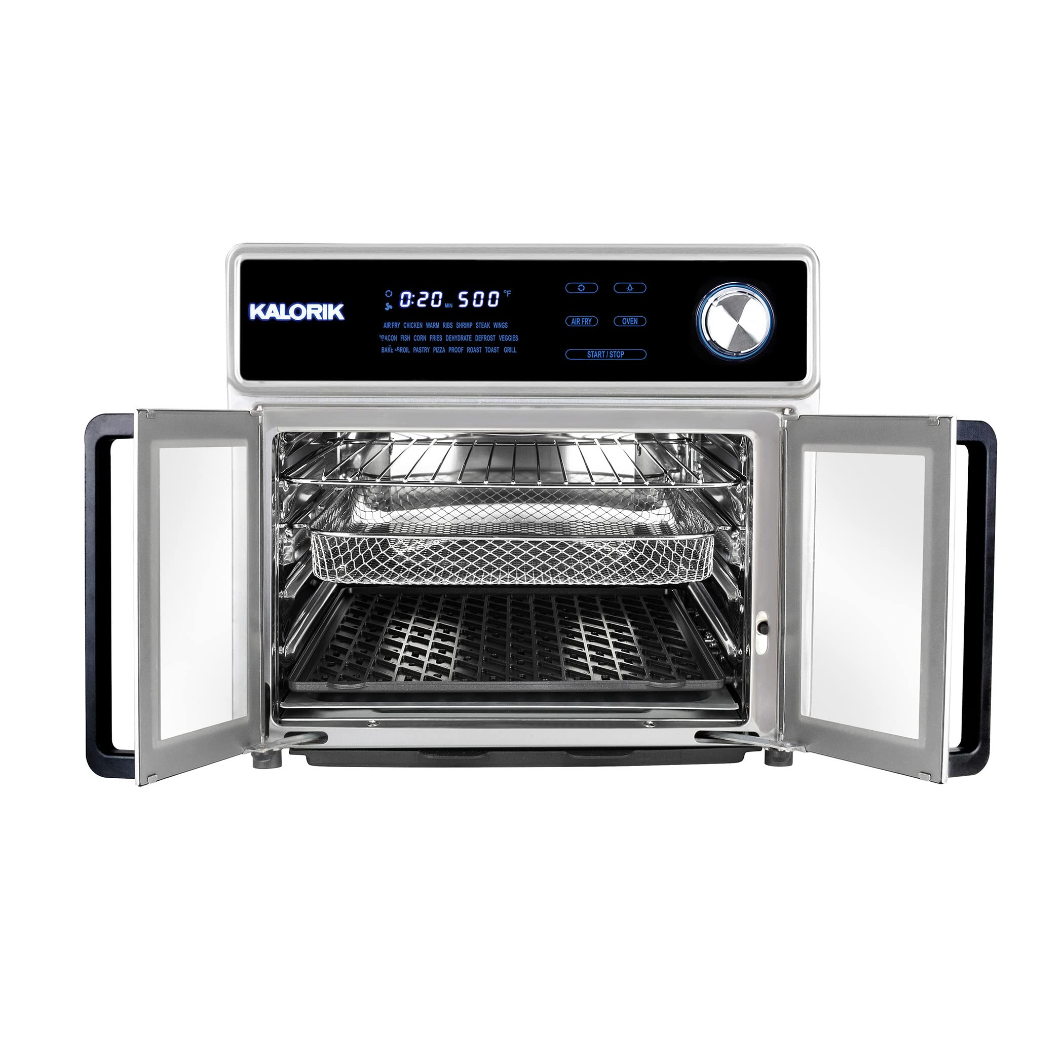 Kalorik 26 Quart Maxx Digital Air Fryer Oven Combo - Rotisserie, Grill