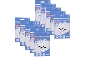 Gmark Portable Paper Toilet Seat Covers Travel Packs (100 PCS) XL size Thick Strength Strong 100% Virgin Paper Disposable Flushable Biodegradable Camping Airplane Travel Potty Training GM2002A