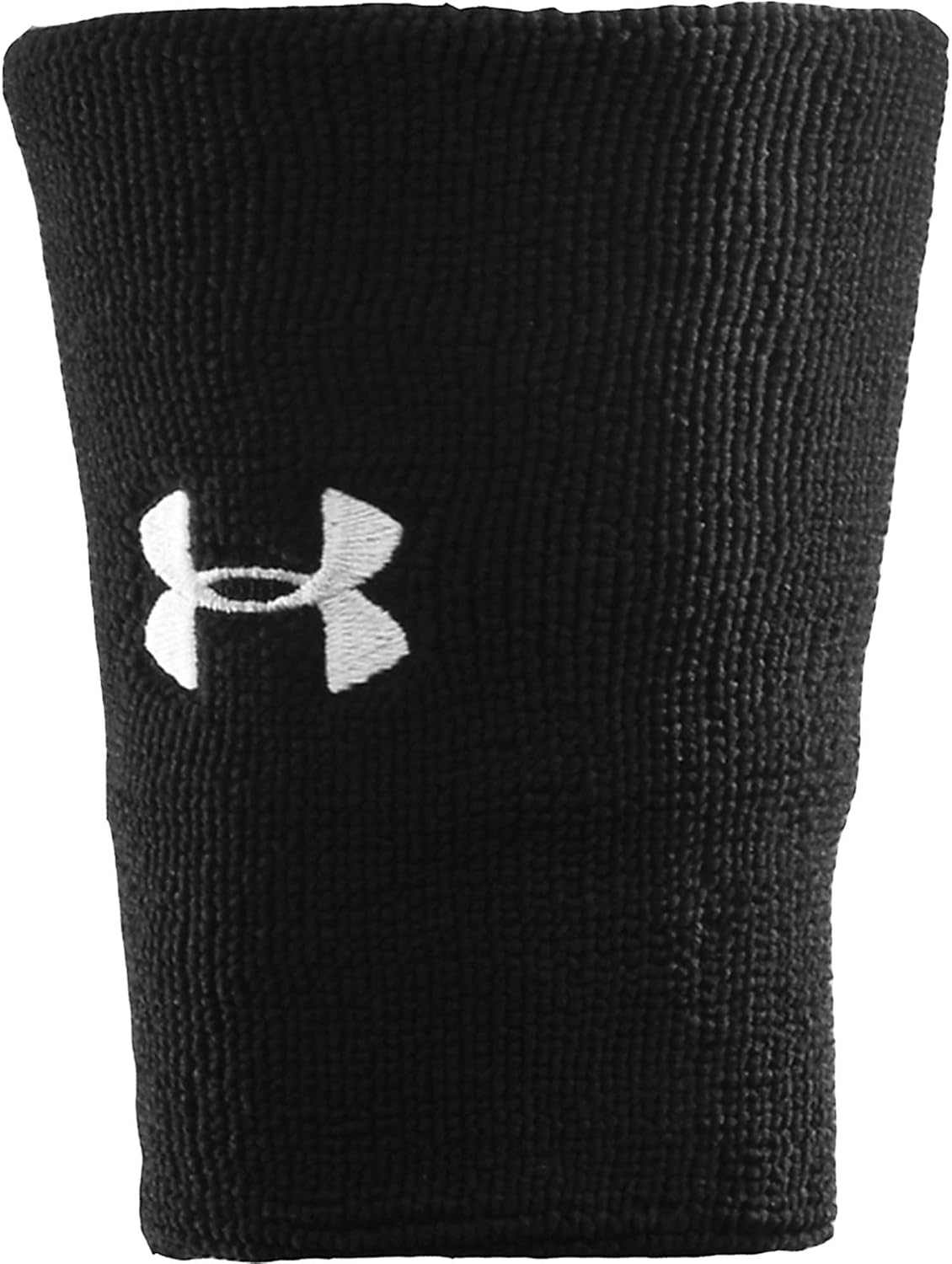 Under Armour Adult 6-inch Performance Wristband 2-Pack , Black (001)/White , One Size Fits All: Clothing