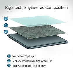 Palisade 23.2 in. x 11.1 in. Interlocking Vinyl