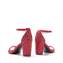 DREAM PAIRS Women's Chunk Low Heel Pump