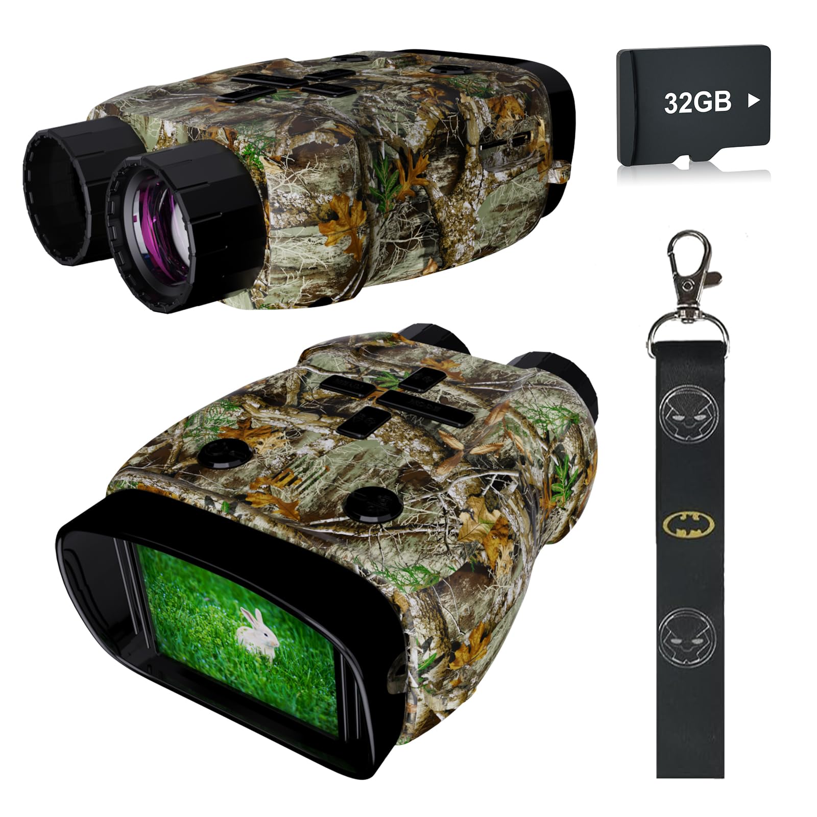 Photo 1 of Kids Camera & Night Vision Goggles for Kids Boys and Girls, Christmas Birthday Gifts, Night Vision Binoculars with 32GB Memory Card(Camouflage)