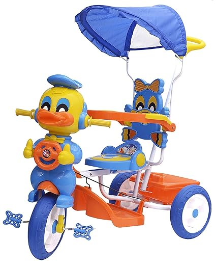 Baby Tricycle New Model launched Donald Duck face with Musical Heavy Duty Wheels for Boys and Girls