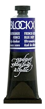Blockx Ultramarine Blue Deep Oil Paint Tube