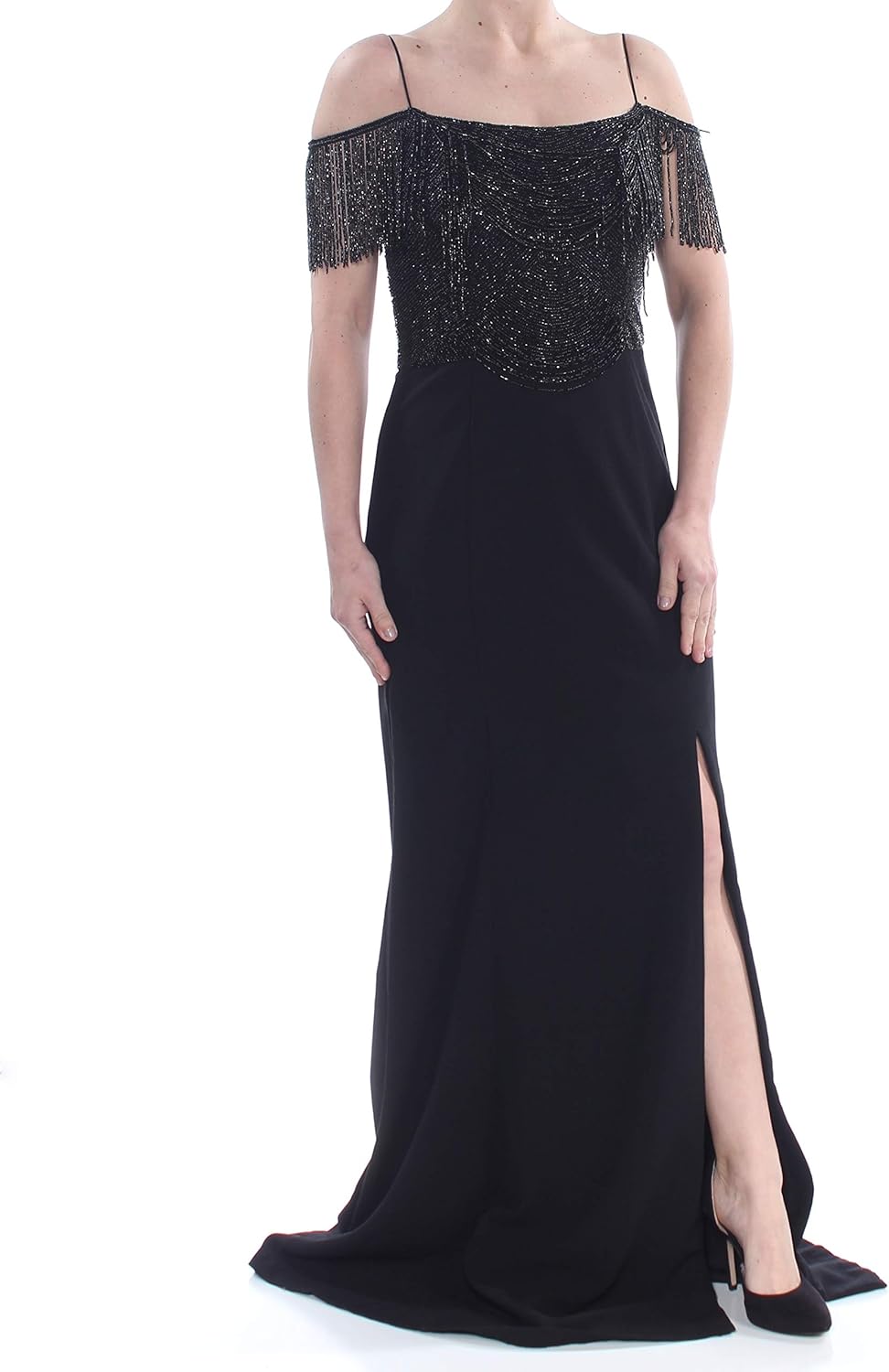 adrianna papell fringe dress