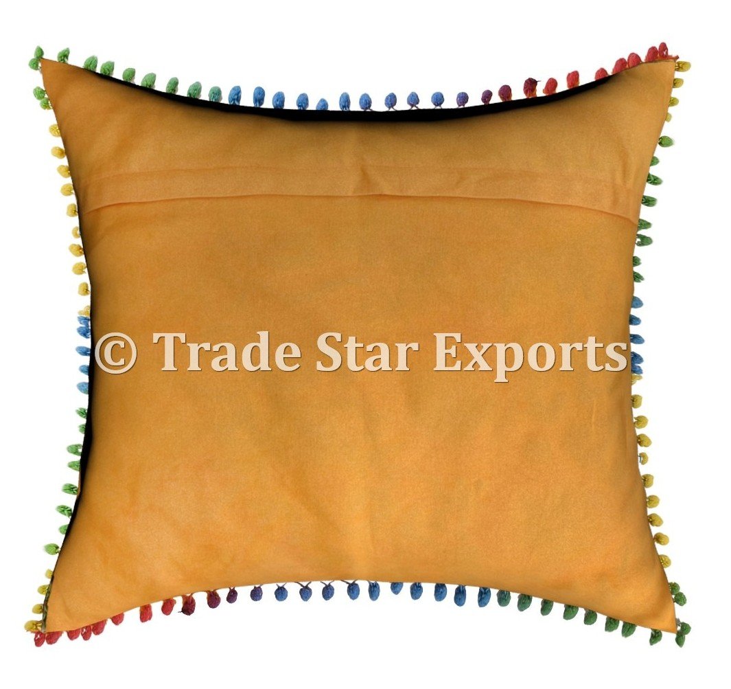 Pattern 1 24x24 Euro Sham Cover Embroidered Pillow Shams Boho