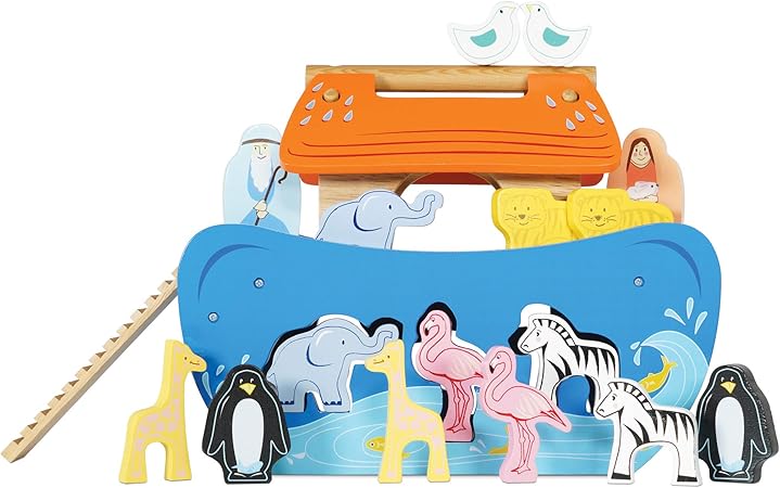 tender leaf toys noah's shape sorter ark