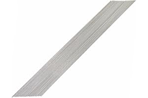 TA-VIGOR 20pcs Stainless Steel Rods 1.5mm x 300mm, Solid Stainless Steel Round Bars Metal Rods for DIY Craft Car Helicopter Airplane Model