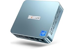 PELADN WI-6 Mini PC, Intel 12th Gen Alder Lake- N100(up to 3.4GHz), 16GB DDR4 RAM 512GB M.2 PCIe SSD, Desktop Computer Support 4K Dual Display/USB3.2/WiFi 5/BT4.2