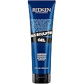 Redken Max Sculpting Gel For All Hair Types - Provides Body & High Shine Finish With Long-Lasting Shape Memory, Flake-Free Control