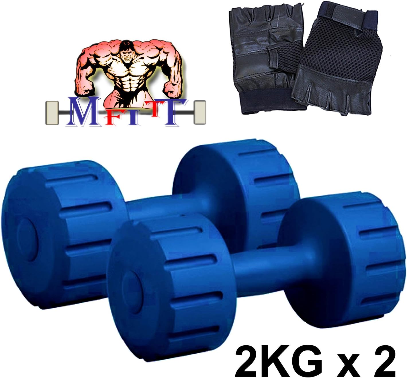 MFITT MFT123795 Dumbbells Set Combo (Blue)