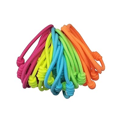 Buy Evogirl Elastic Rubber Band Metal Free Knot Multicolour Hair