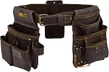 OX Pro Framer's Tool Rig Oil Tanned Top Grain Leather Work Apron Pouch view 1