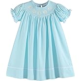Lil cactus Baby and Girls Smocked Bishop Dress