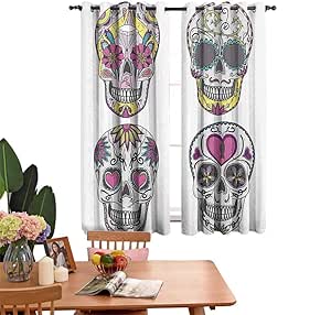 dsdsgog - Juego de cortinas para cocina coloridas decoradas con