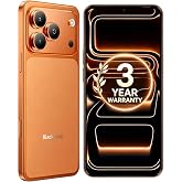 Blackview Wave 7C Smartphones, Only for T-Mobile, Orange | Unlocked Cell Phone, Android 16, 6.56 inch, 64GB, 1TB Expandable, 32MP+13MP, Dual SIM, Face ID, GPS, 3-Year Warranty