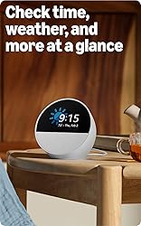 Amazon Echo Spot, Great for nightstands, offices