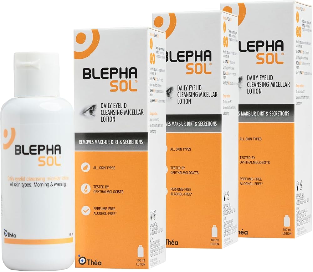 THEA PHARMA Blephasol Micellar Eyelid Cleansing Lotion 3 x 100 ml