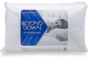 Beyond Down Synthetic Down Standard Side Sleeper Pillow, White
