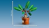 LEGO Harry Potter Mandrake Plant Toy Figure and Pot view 8