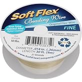 Soft Flex 21 Strand Beading Wire - Fine 0.14 Diameter - 10 Feet Design Wire