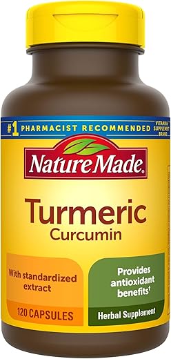 B074QHCL9Z 商品名: Nature Made ターメリック クルクミン Turmeric Curcumin 500mg 120カプセル 海外直送