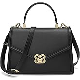 Top Handle Bag,Top Handle Purses for Women,Fashion Leather handbag and Tote Bag Elegant Square Bag