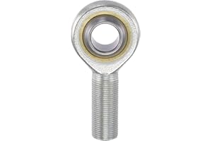 uxcell SA20TK POSA20 Spherical Rod End Bearing 20mm Bore Self-Lubricated Joint Bearing M20x1.5 Right Hand Male Thread Connect