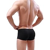 iKingsky Men's Modal Bulge Boxer Briefs Sexy Pouch Shorts Stretch Low Rise Under Panties for Men
